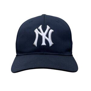 OC Youth Sports Navy Blue Polyester New York Yankees Adjustable Strapback Cap